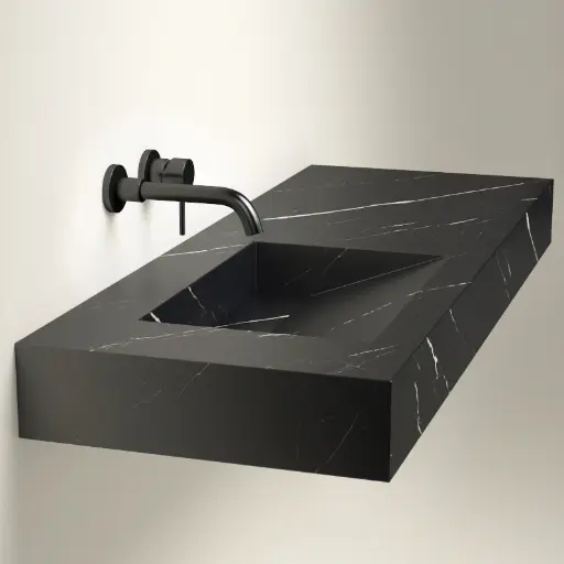 [GT-121X46-1VG-BLAMAR] Plan Vasque Gauche, 121x46x12, Marbre Black marquina, Lake (Gauche).webp