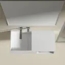 [JZ1004] Meuble salle de bain suspendu Mineral 80x40 cm, matière composite.webp