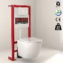 [PKWRED-1] PACK Bati-support STANDARD Autoportant W-RED + plaque blanche + WC Célia.webp