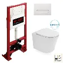 [PKWRED-3] PACK Bati-support STANDARD  Autoportant + plaque blanche W-RED + WC Flavia.webp