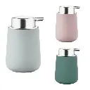 [352013] Distributeur de savon liquide à poser, 3 couleurs, Nova (Rose mat) (1).webp