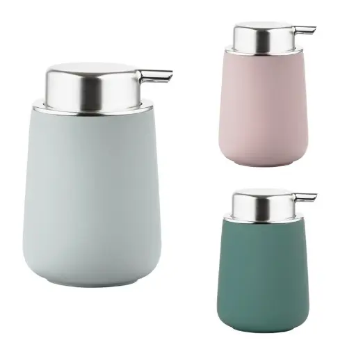 [352013] Distributeur de savon liquide à poser, 3 couleurs, Nova (Rose mat) (1).webp