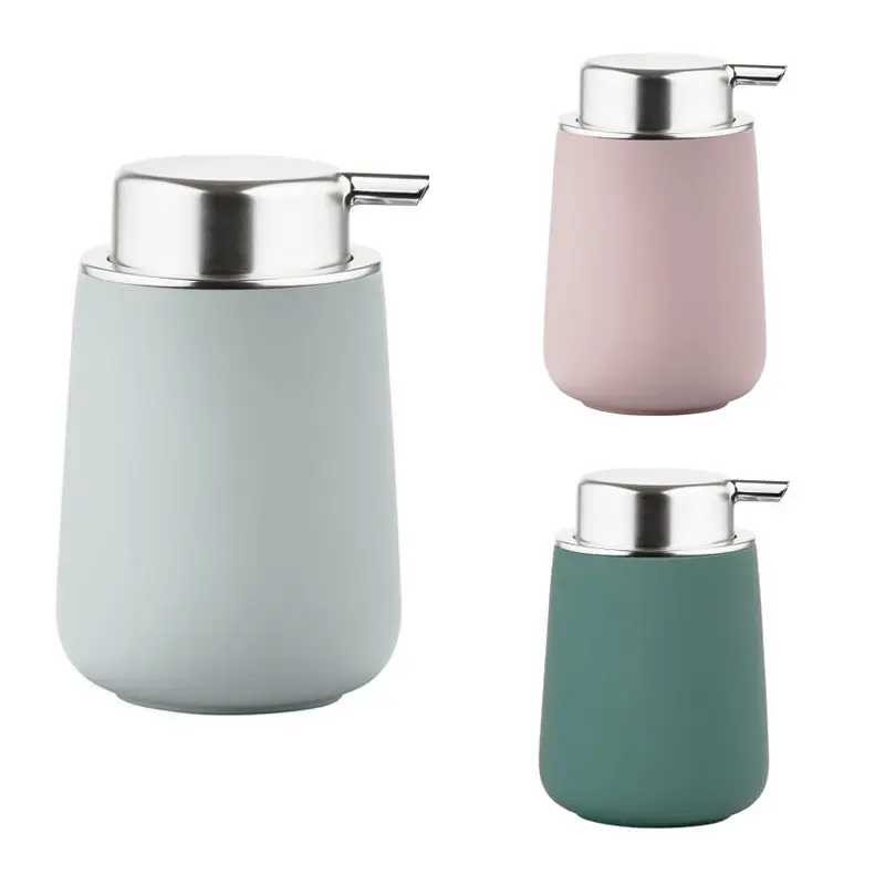 [352013] Distributeur de savon liquide à poser, 3 couleurs, Nova (Rose mat) (1).webp