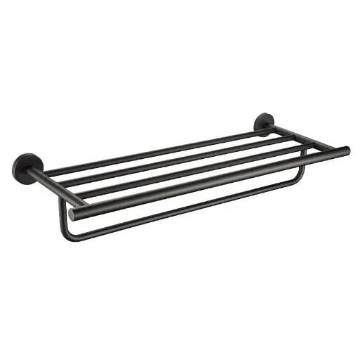 [YC-60012PVDB] Rack porte-serviettes, noir brossé, Châtelet.webp