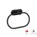 [SF-6031MT] Anneau Porte-serviette, noir brossé, adhésif Sansvis.webp