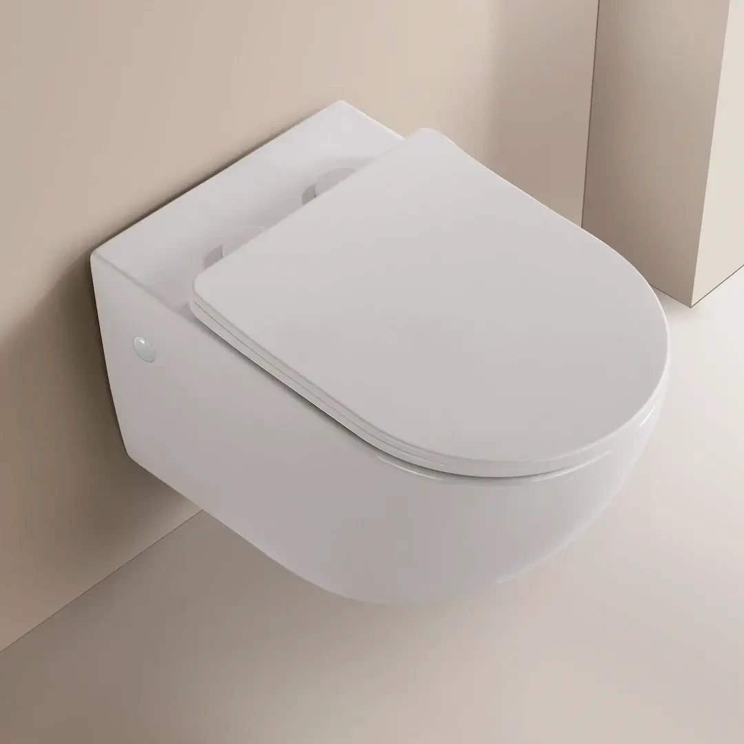 WC suspendu, profondeur 55 cm, blanc brillant, Celia