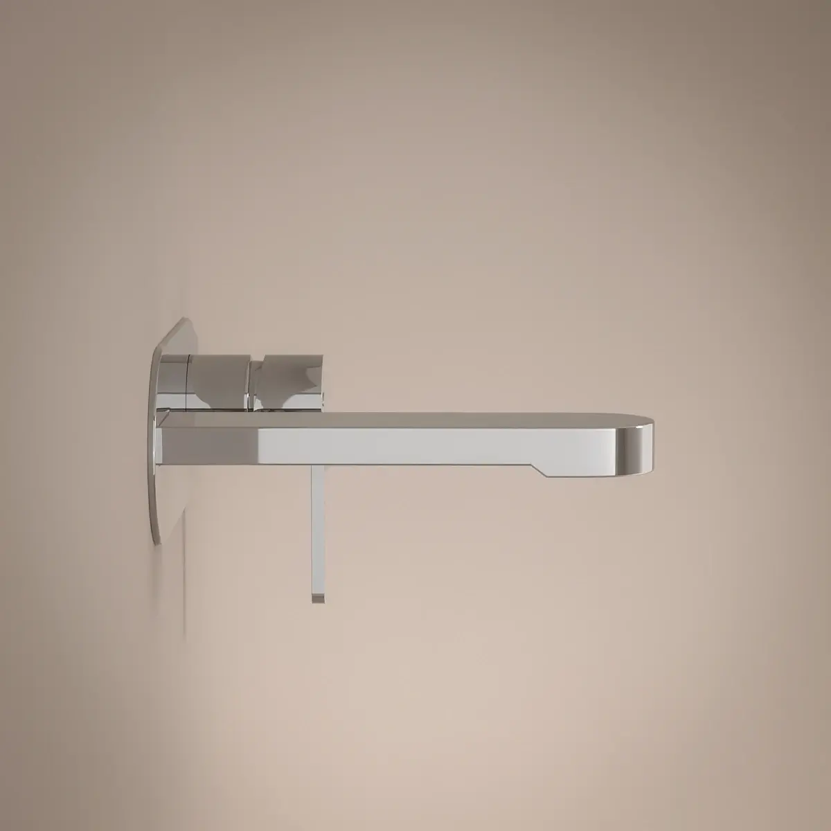 Mitigeur lavabo mural, chromé, Infinity Flow Stick