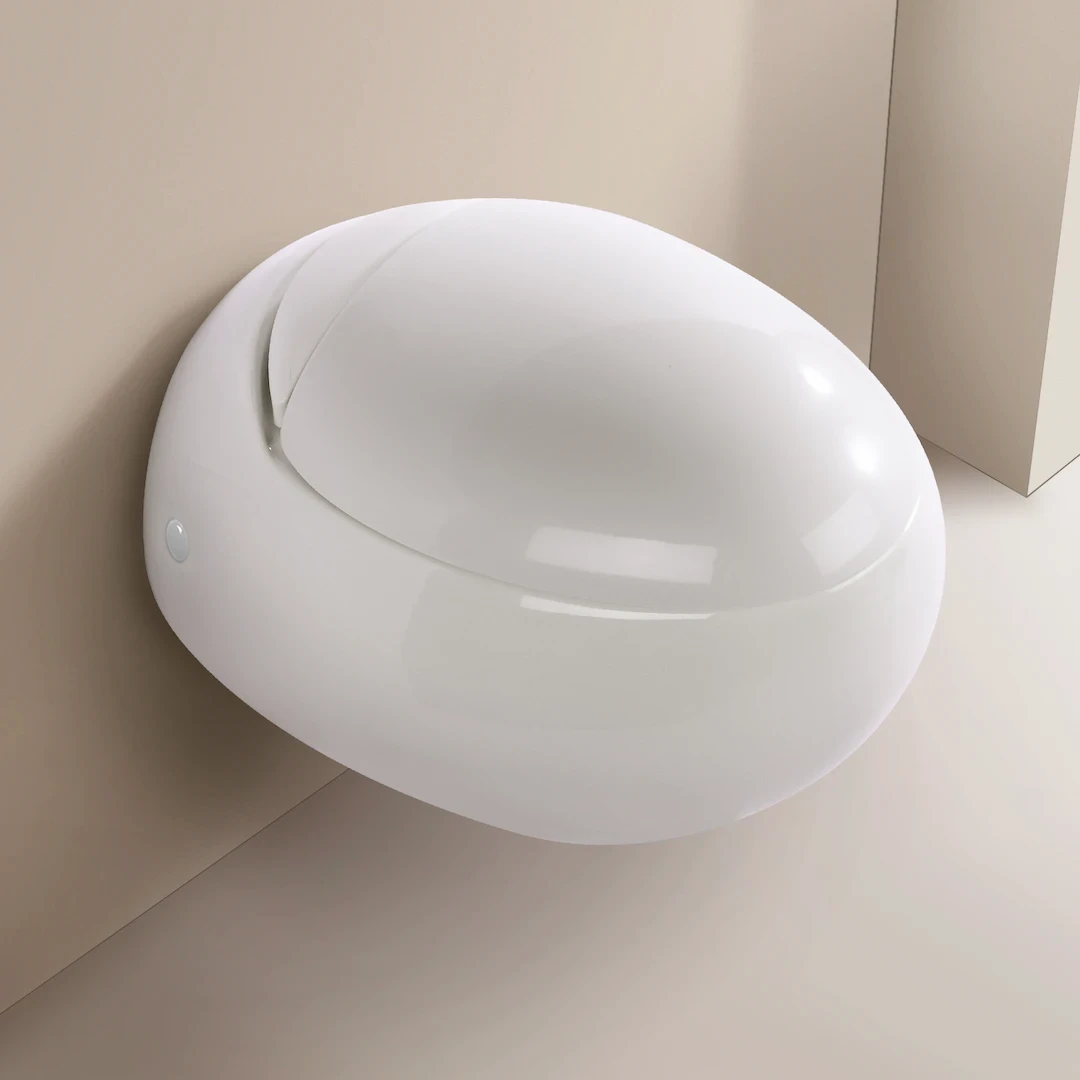 Cuvette suspendue blanc Egg