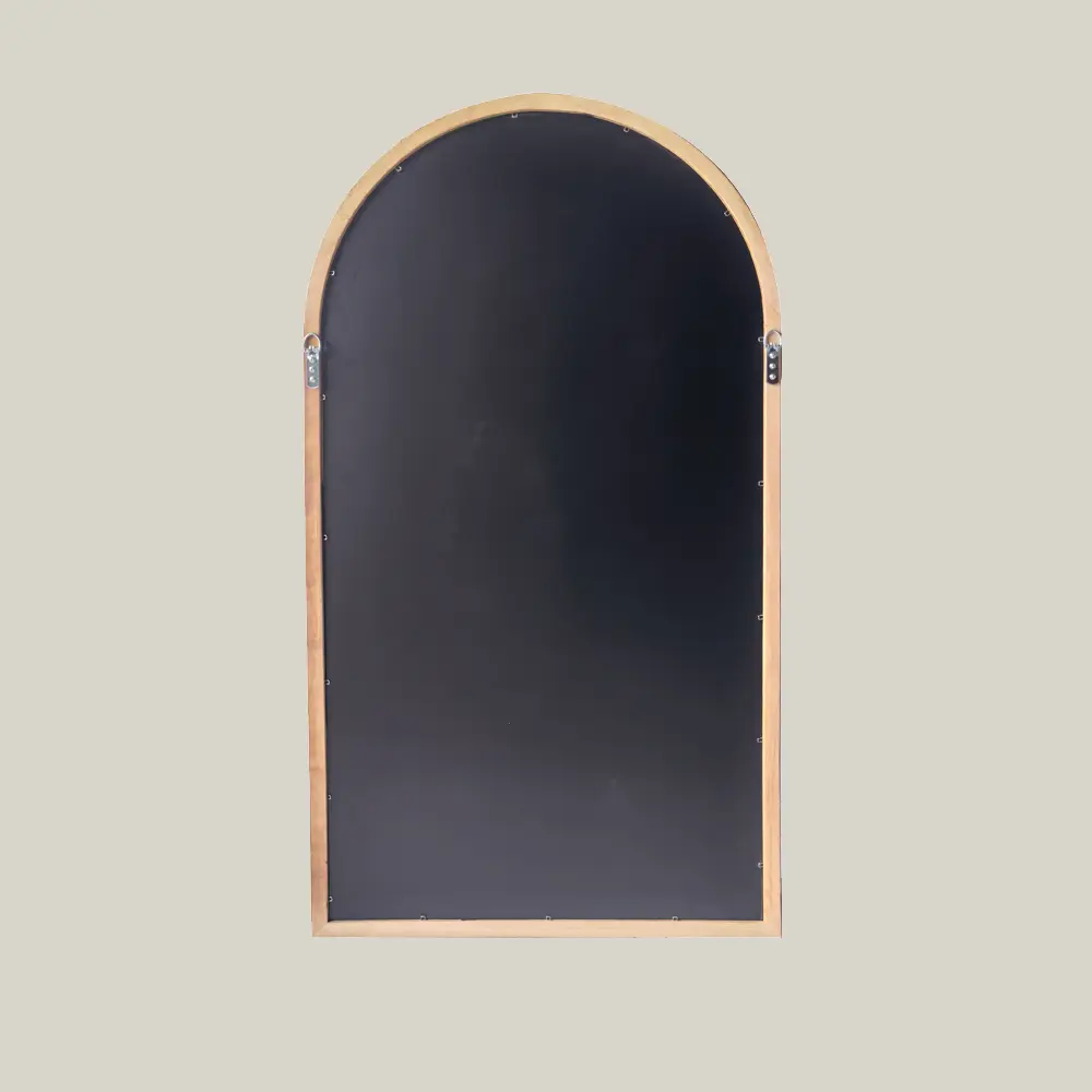 Miroir Demi-lune 55x100cm cadre Chêne, Hikari 