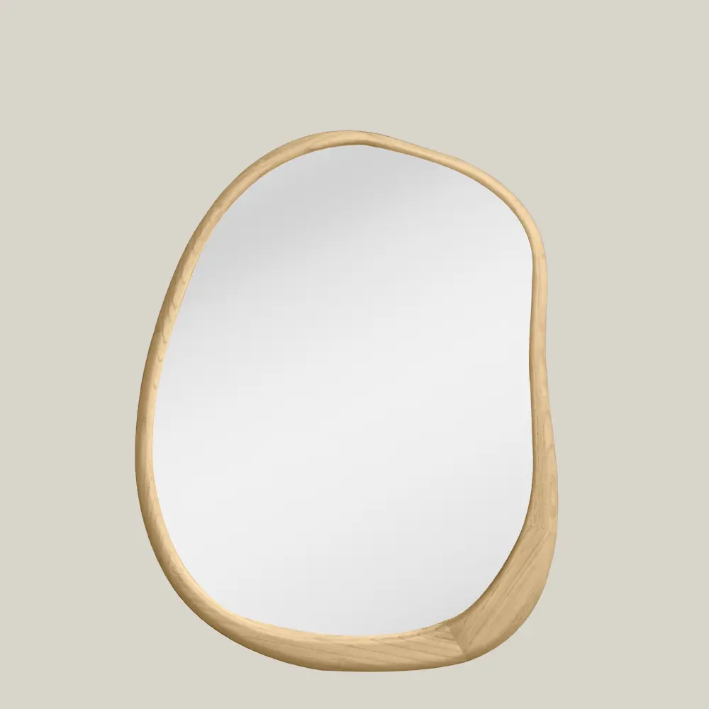 Miroir 70x90cm, cadre Chêne, Organic 