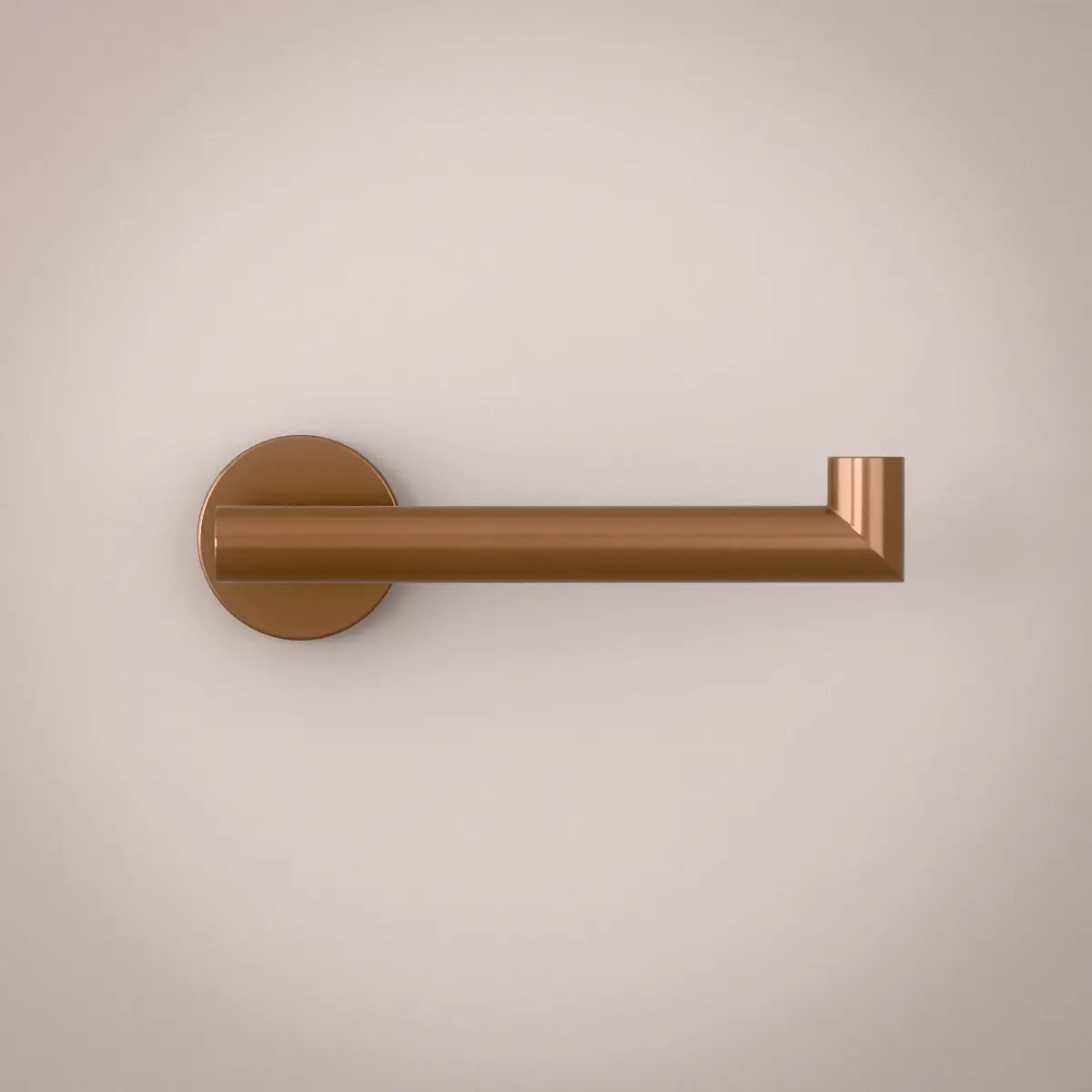 Porte rouleau, Doré Rose Mat, 17.6cm, Châtelet
