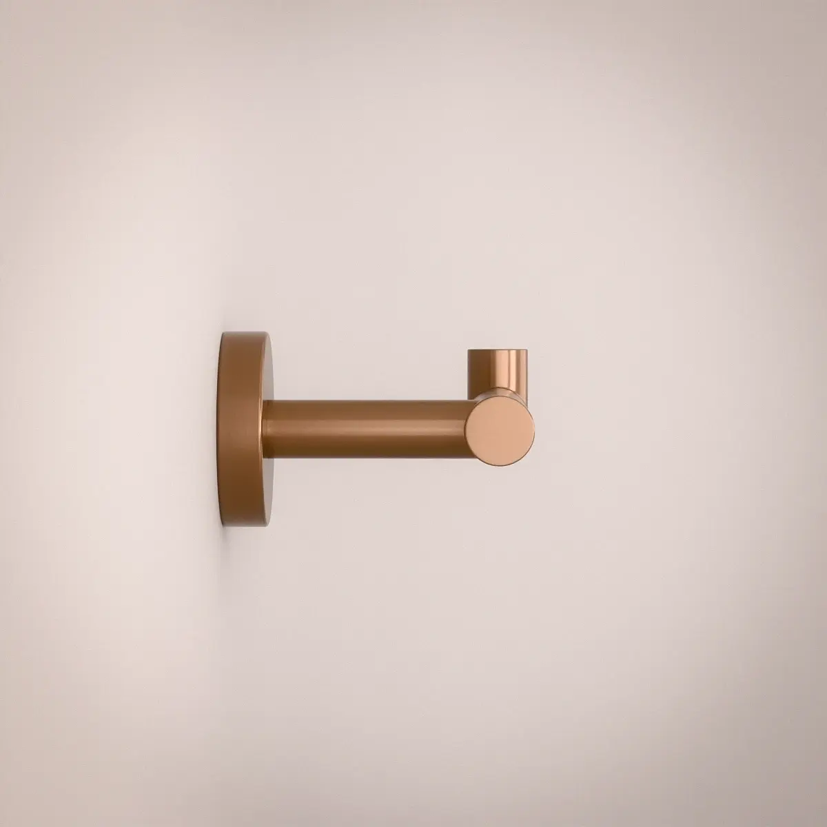 Porte rouleau, Doré Rose Mat, 17.6cm, Châtelet
