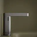 Mitigeur lavabo avec bec rotatif et extractible,Gun Metal, Waterled.webp