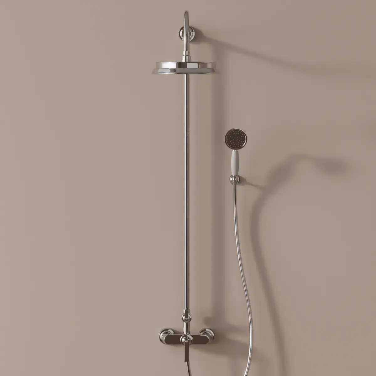 Colonne de douche avec mitigeur mécanique chromée, Liberty