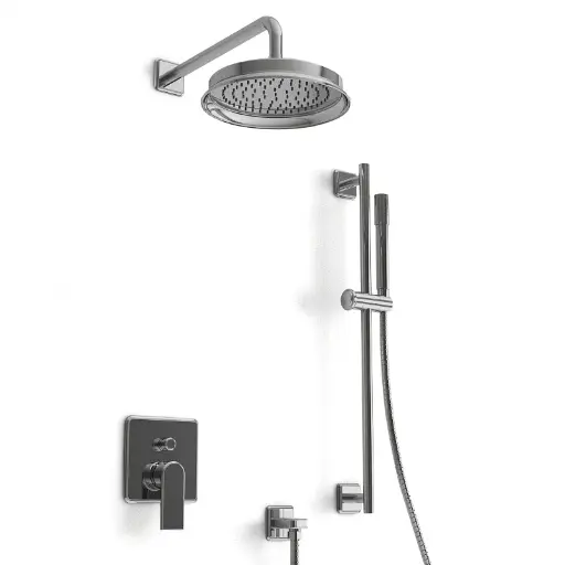 Pack douche à encastrer mitigeur, chromé, Monceau.webp