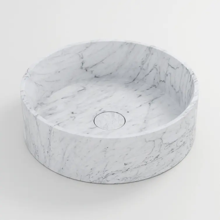 Carrara White Marble Sink2.webp