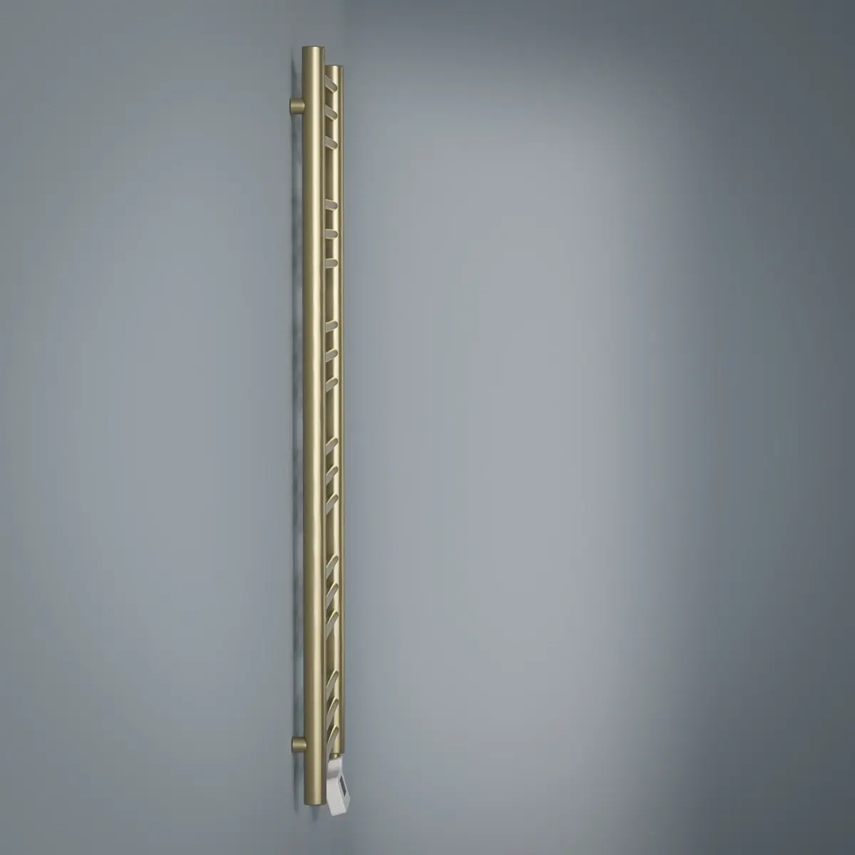 Sèche-Serviettes électrique, 120x50 cm, 500W, Doré brossé, Châtelet
