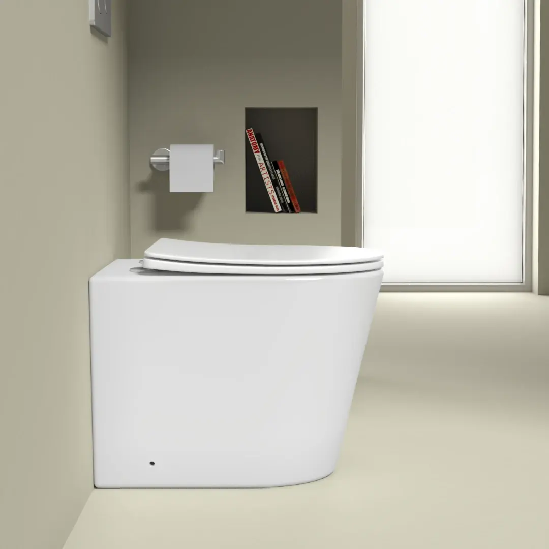 WC indépendant  à poser Dario blanc + Abattant
