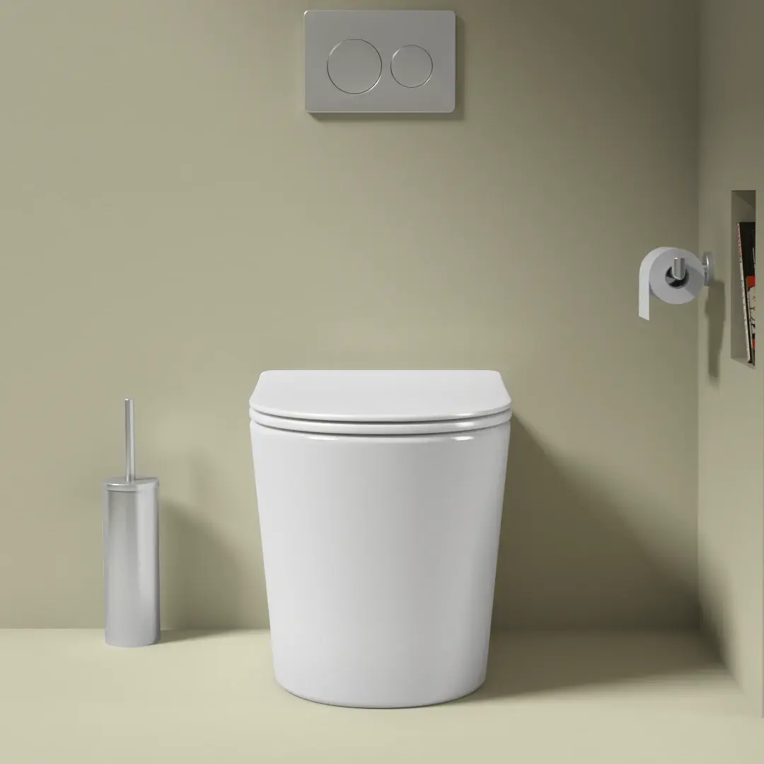 WC indépendant  à poser Dario blanc + Abattant