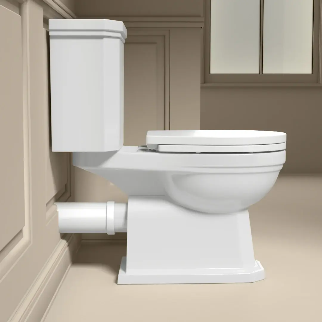 WC à poser rétro + abattant soft-close, 1920