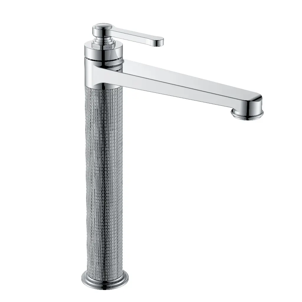 Mitigeur lavabo surélevé cannelé (2).webp
