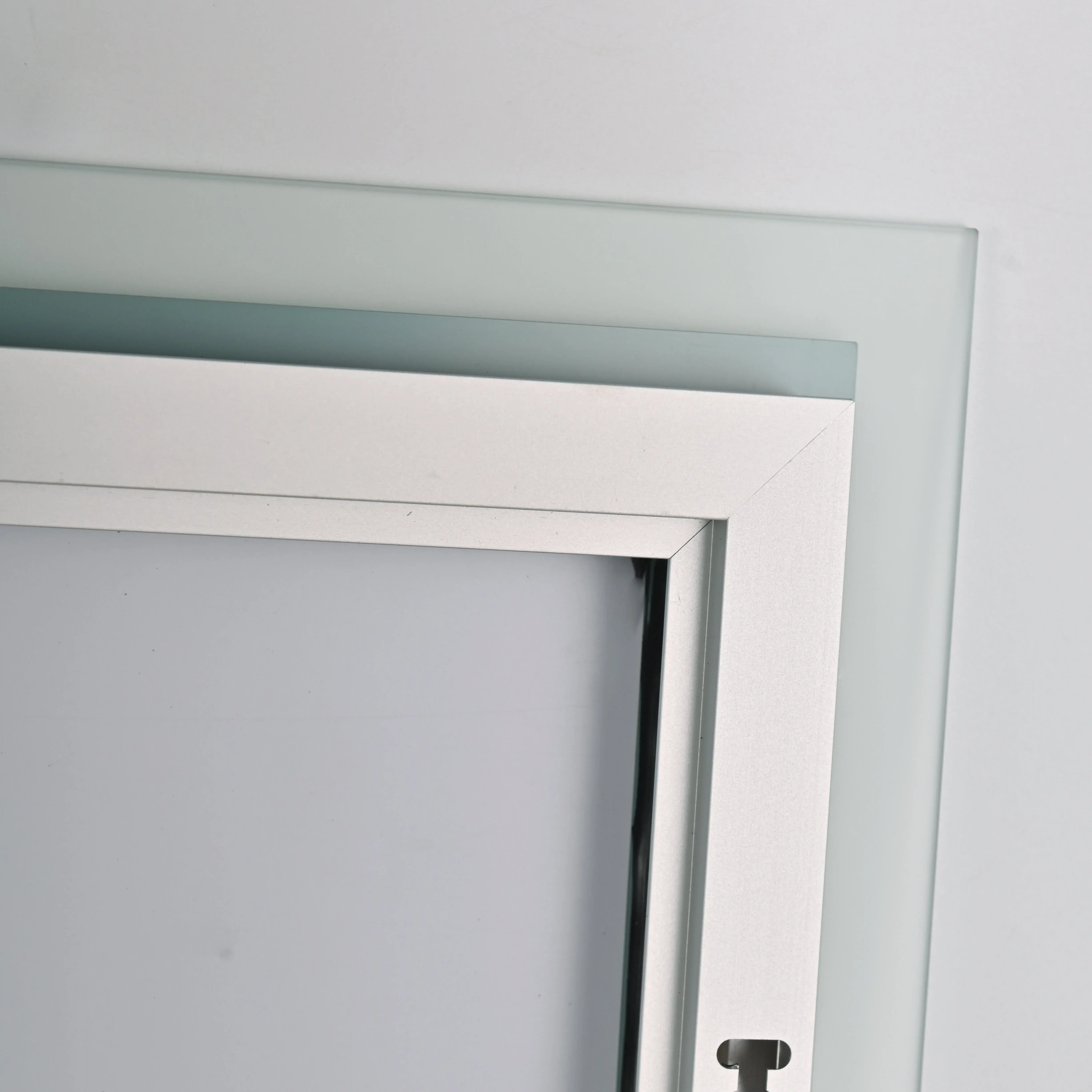 Miroir 120x80cm horizontal ou vertical, éclairage frontal et rétroéclairage, Sofia