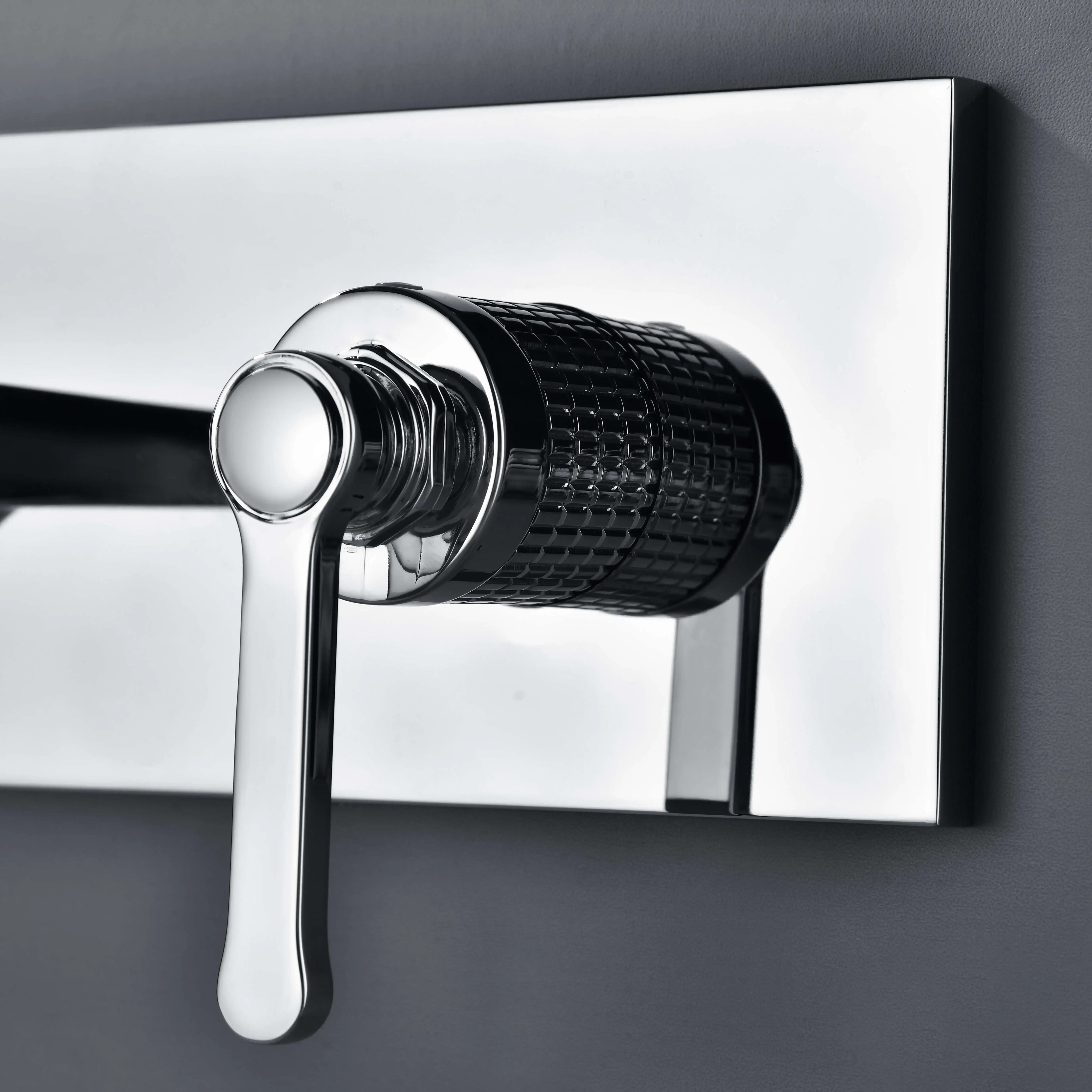 Mitigeur lavabo encastré, Chrome, César 