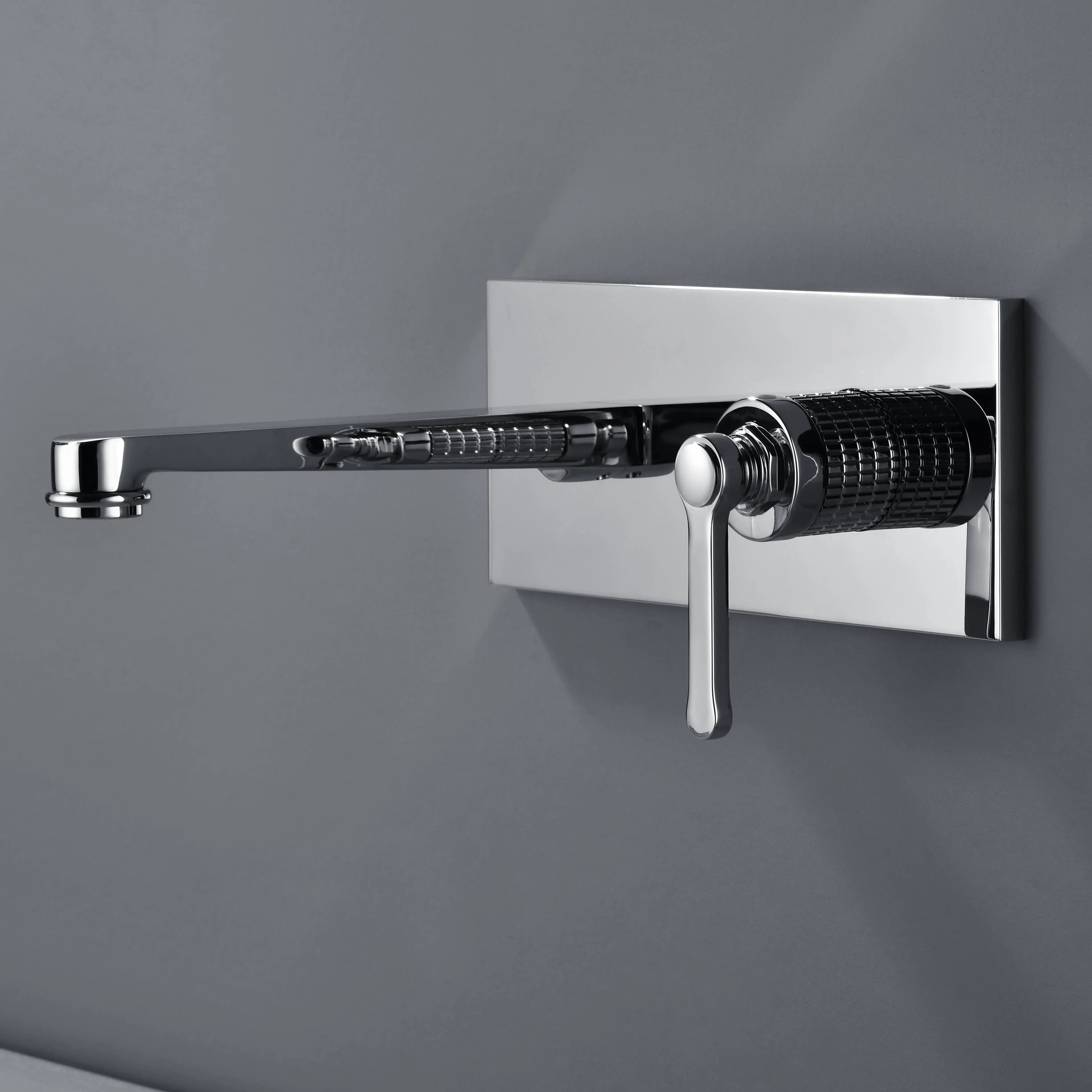 Mitigeur lavabo encastré, Chrome, César 