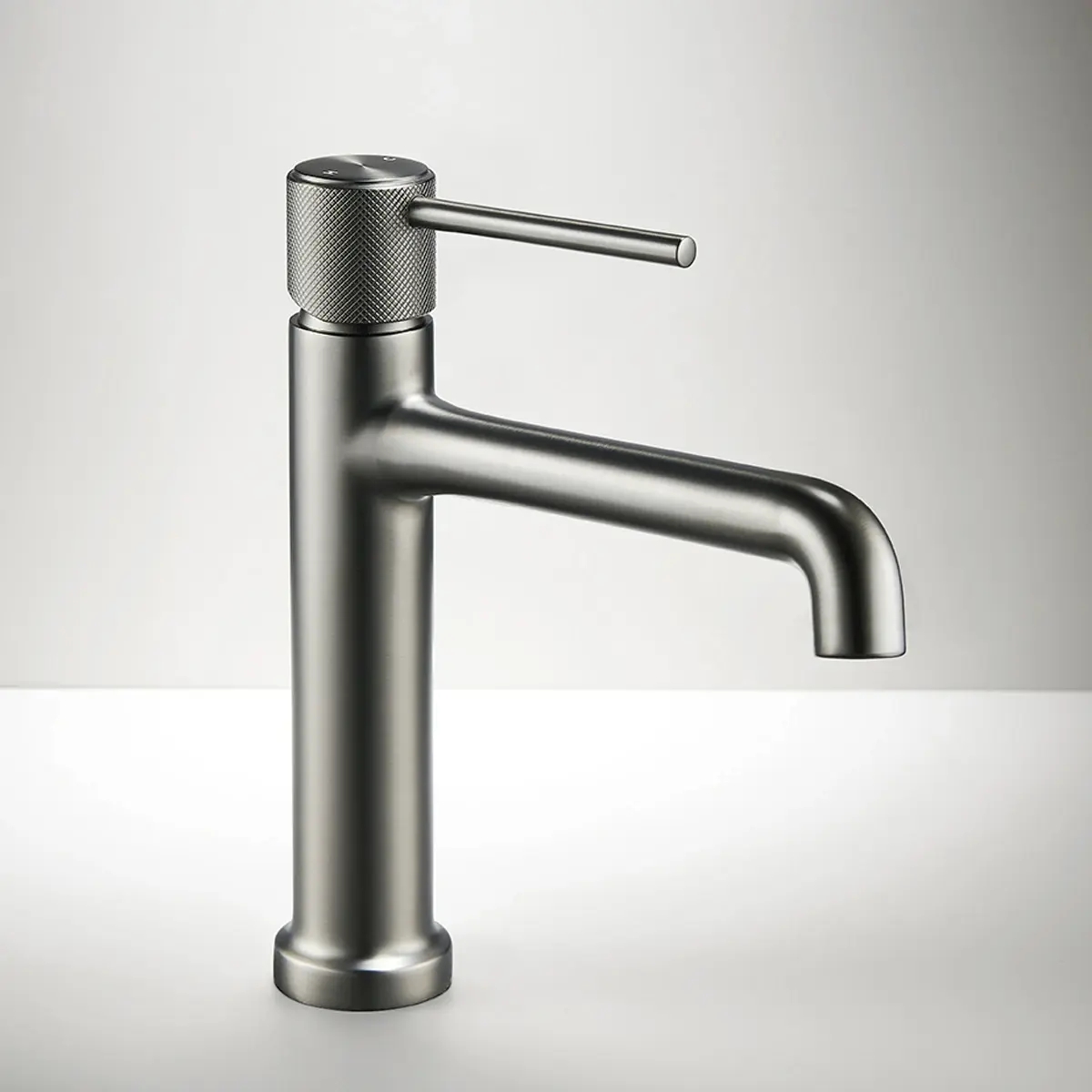 Robinet Mitigeur Lavabo Gun Métal, Bruma