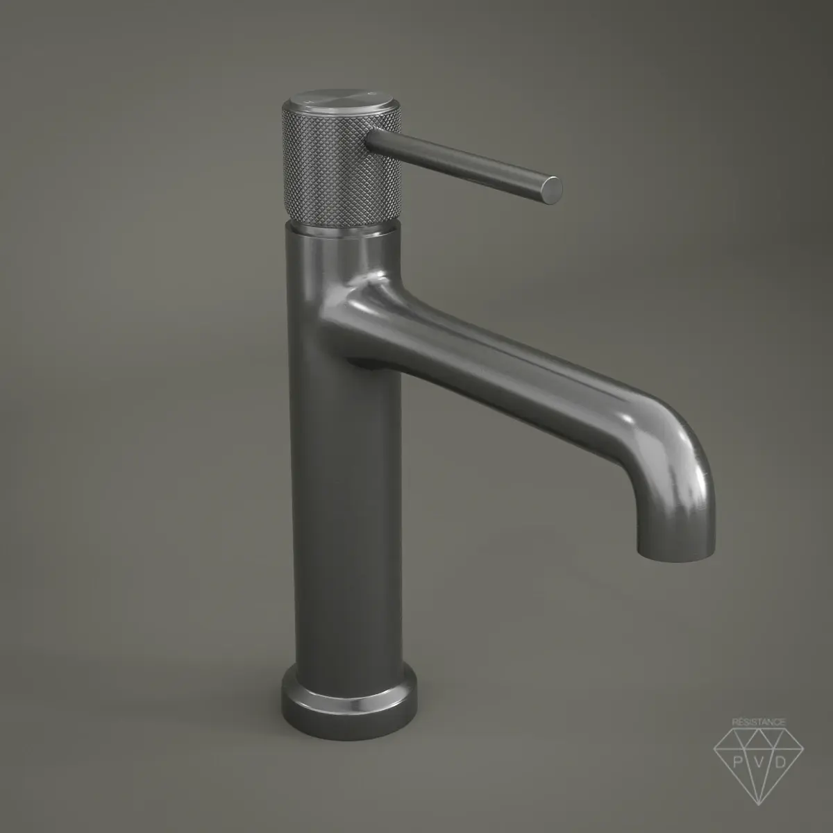Mitigeur lavabo encastré Bruma Gun métal