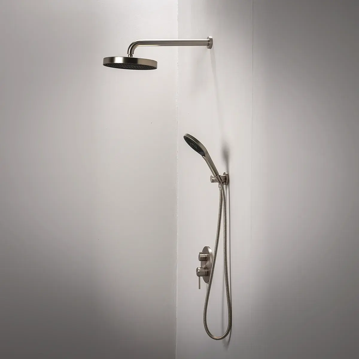 Composition mitigeur de douche encastrée, Champagne, Bruma 