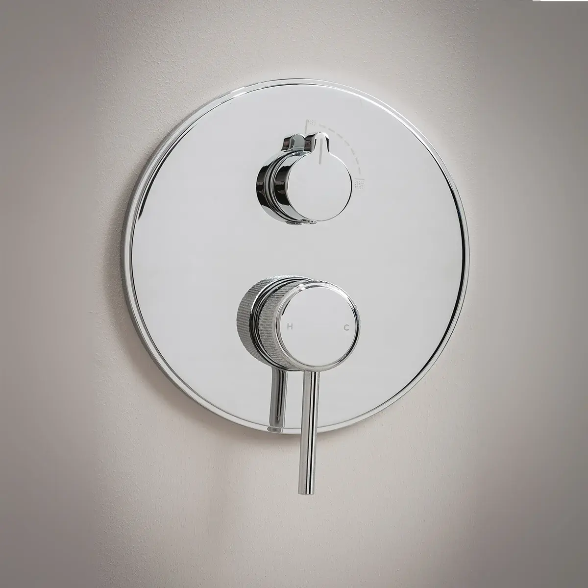 Composition mitigeur de douche encastrée, Chromé, Bruma