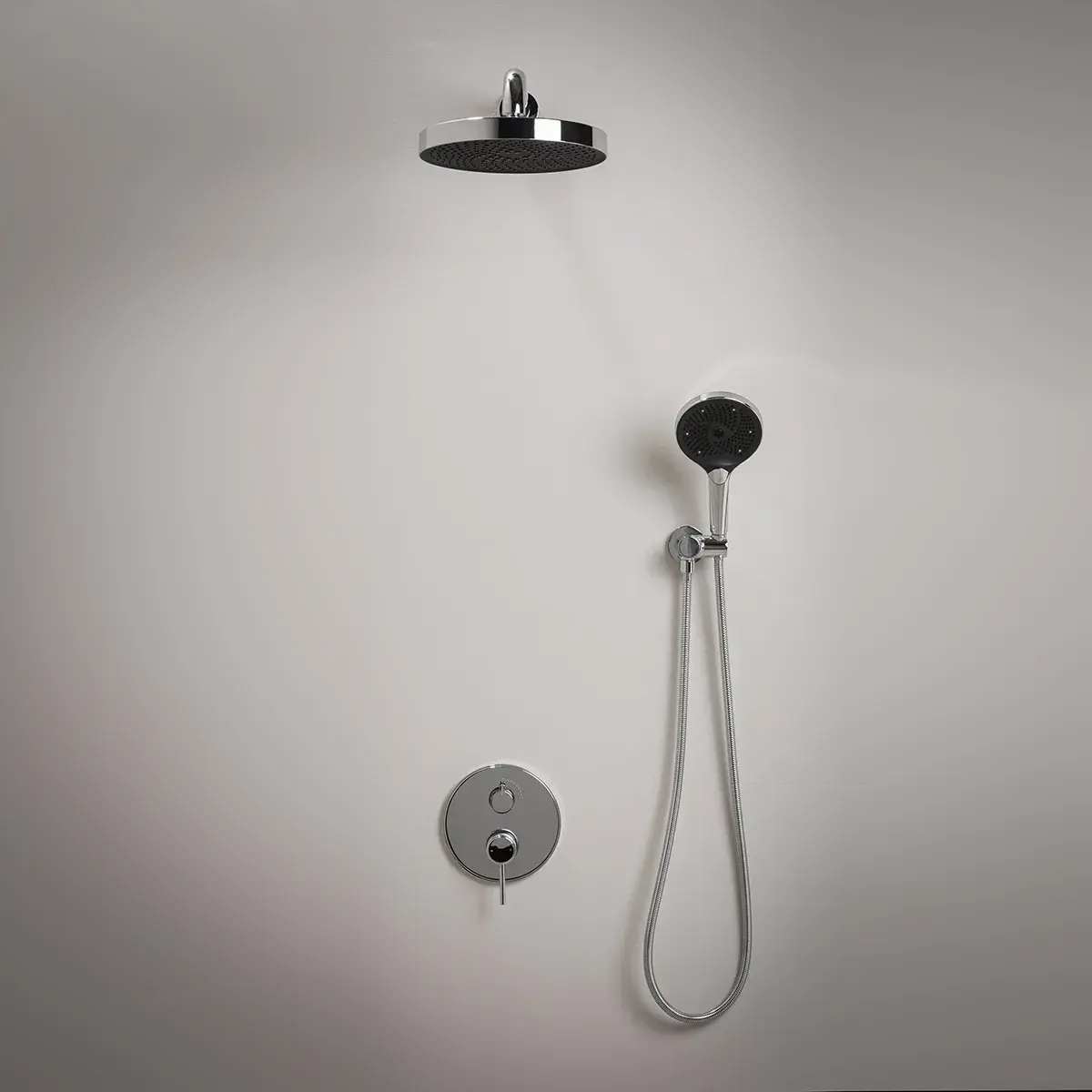 Mitigeur de douche encastré Bruma finition chrome brillant