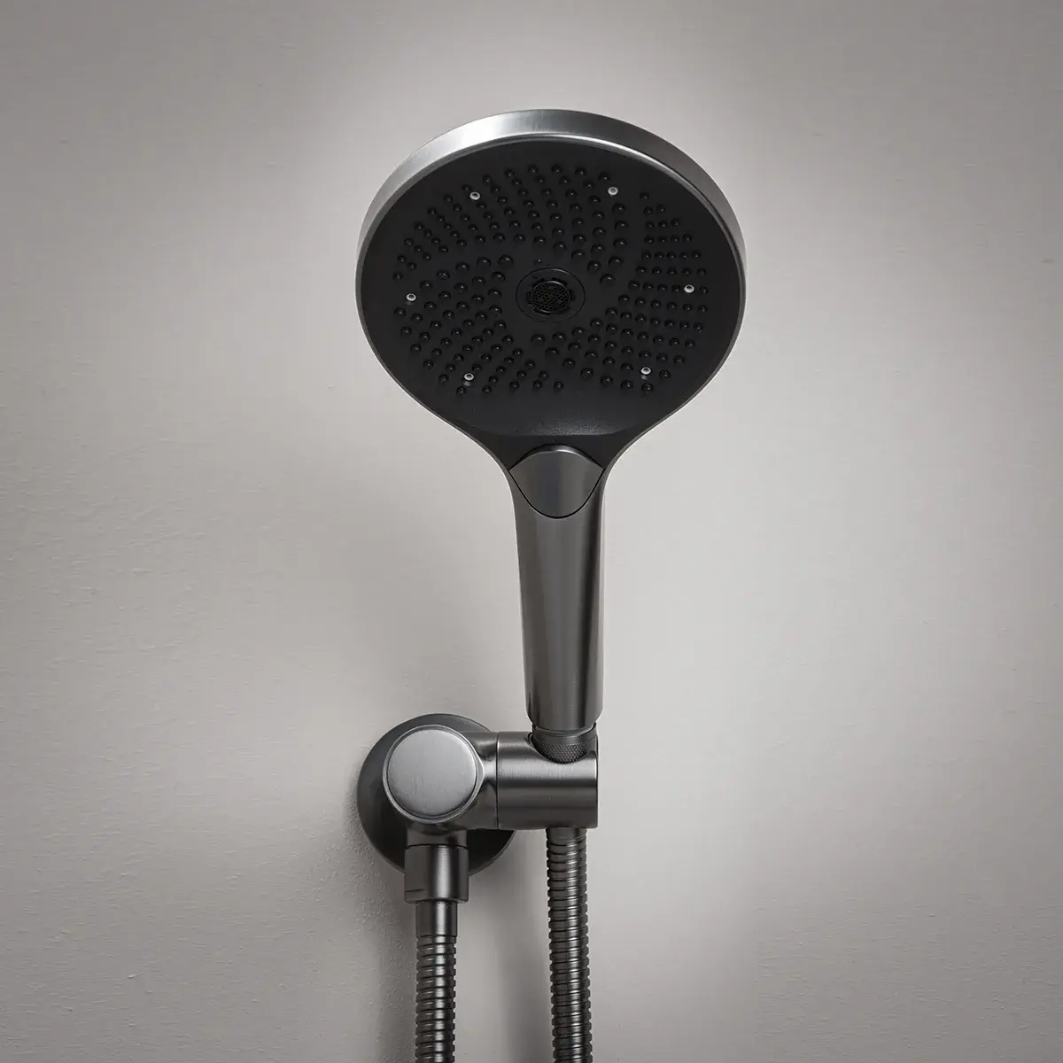 Composition mitigeur de douche encastrée, Gun métal, Bruma