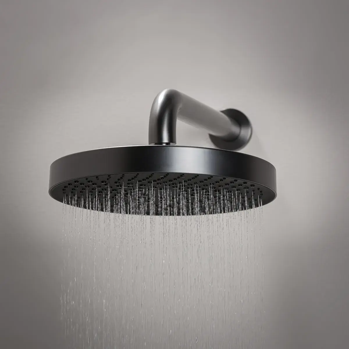 Composition mitigeur de douche encastrée, Gun métal, Bruma