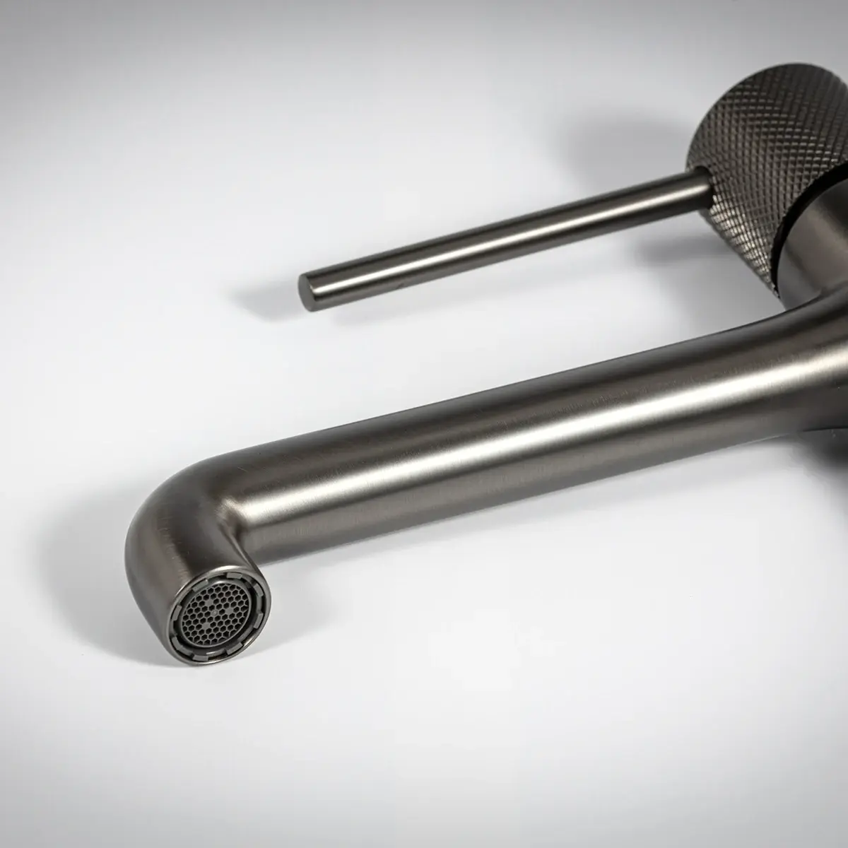 Robinet Mitigeur Lavabo Gun Métal, Bruma