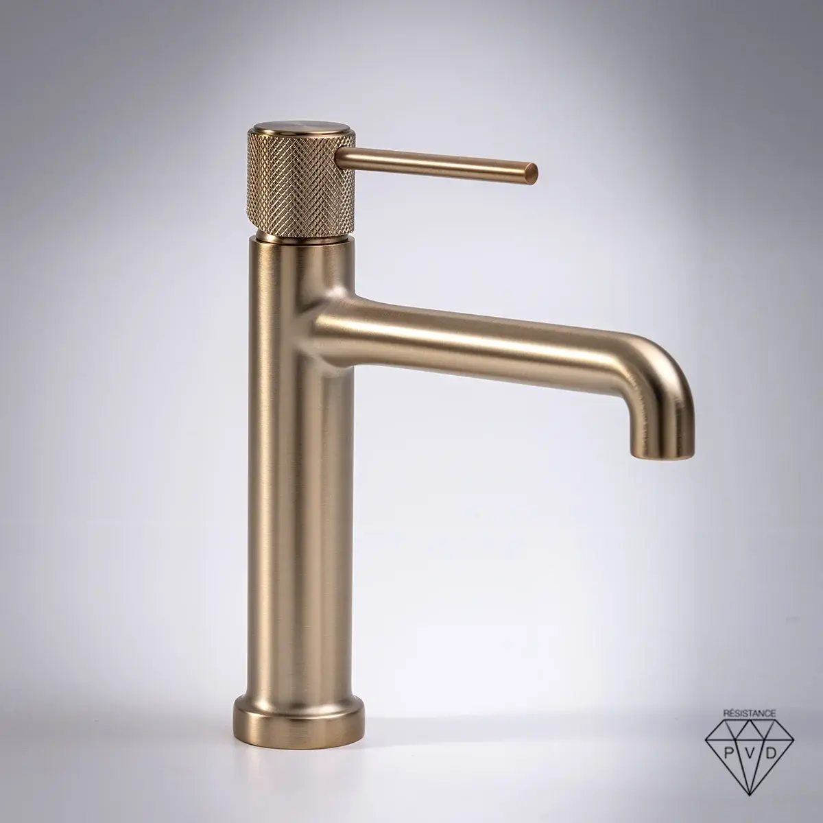 Mitigeur lavabo encastré Bruma Champagne
