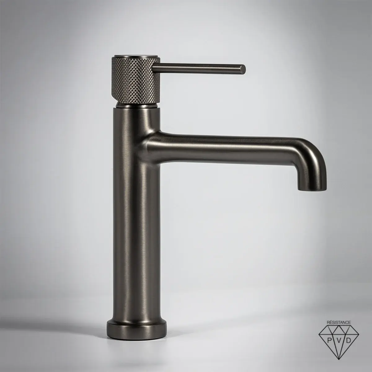 Mitigeur lavabo encastré Bruma Gun métal
