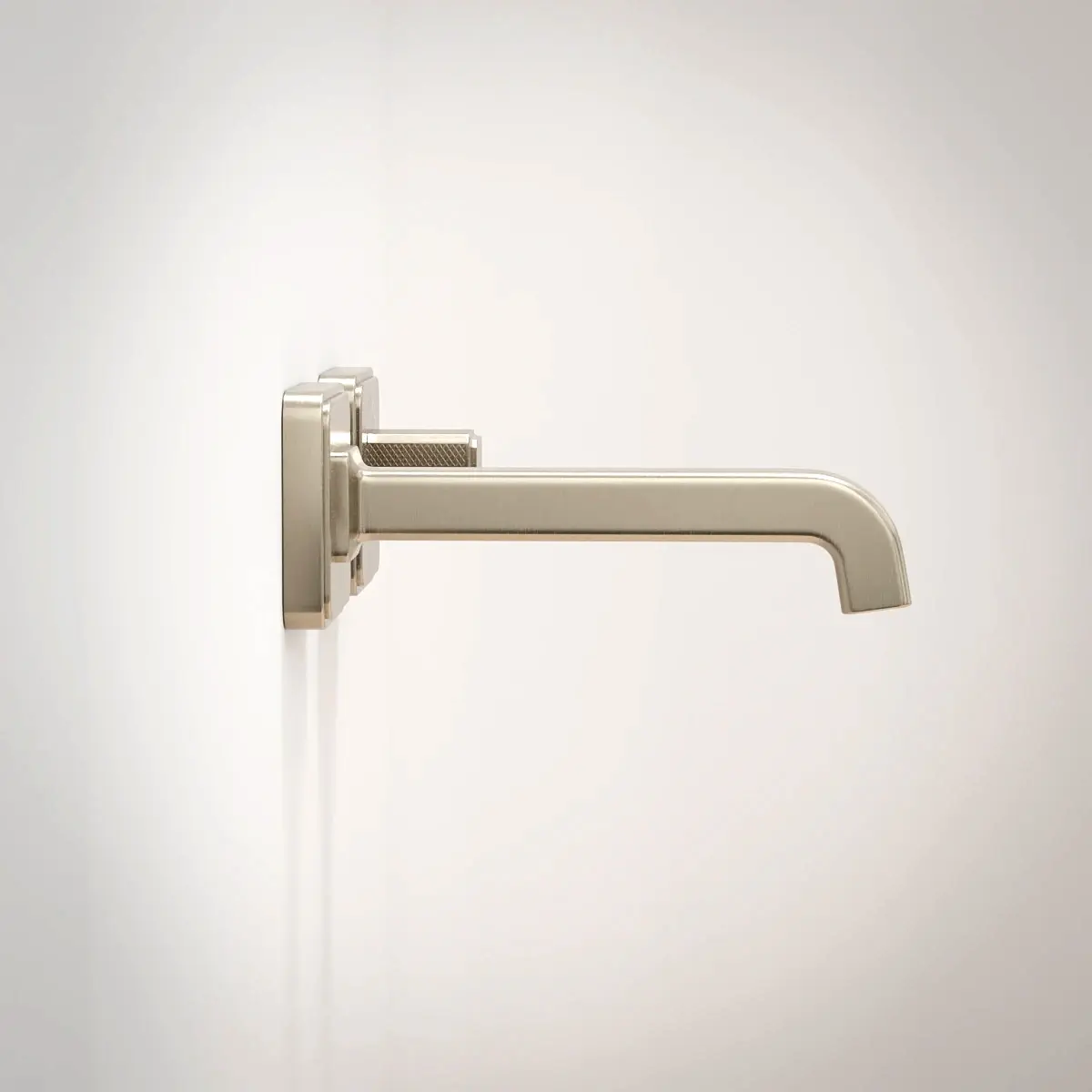 Mitigeur de lavabo encastré Star finition Champagne avec manette cannelée