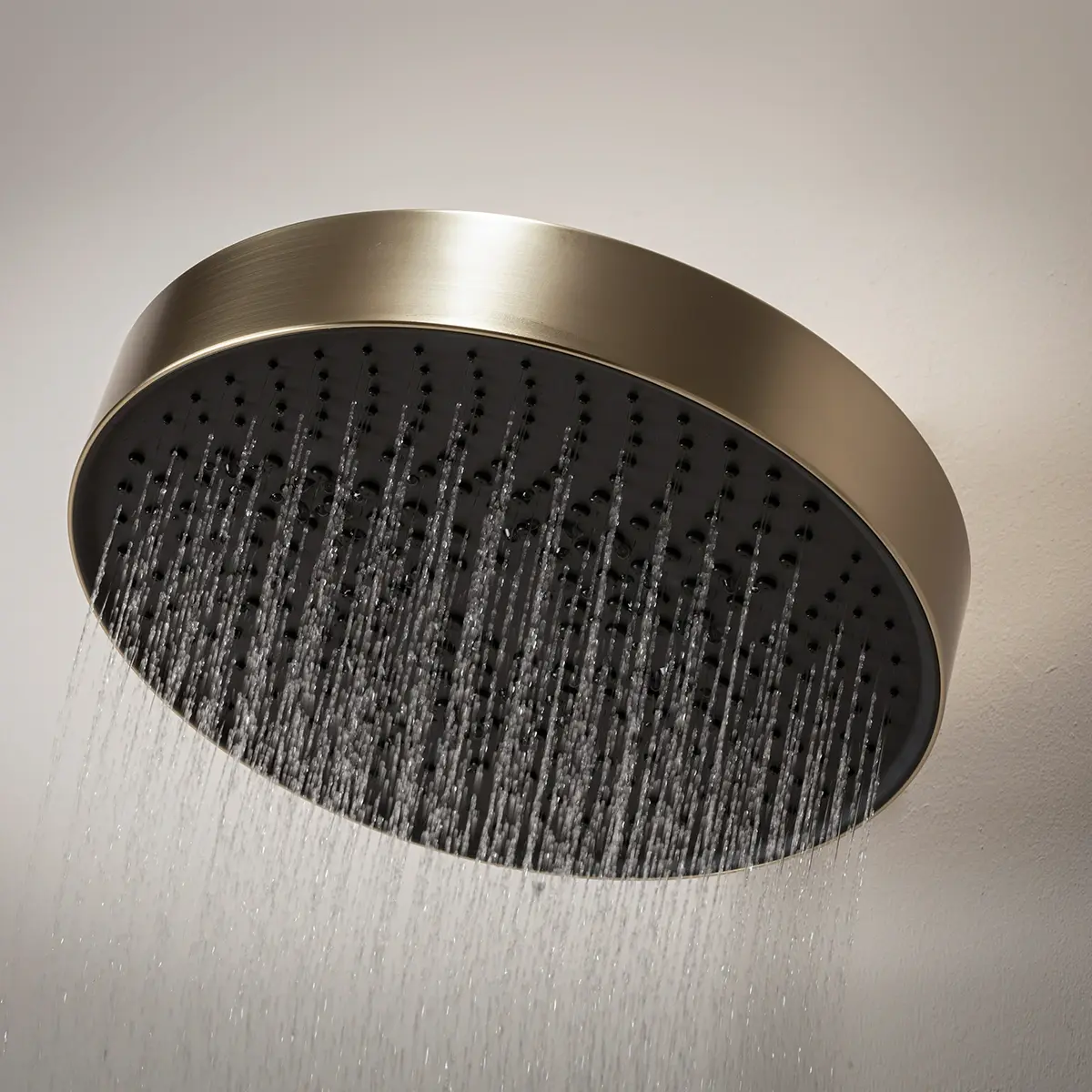 Composition mitigeur de douche thermostatique encastrée, Champagne, Bruma 