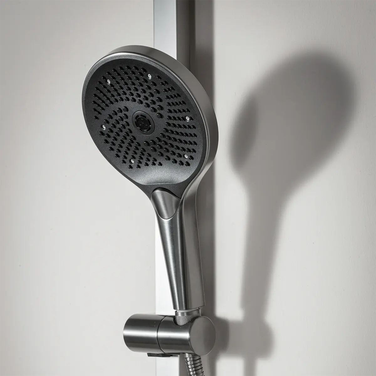 Colonne de douche avec mitigeur thermostatique, Gun métal, Bruma