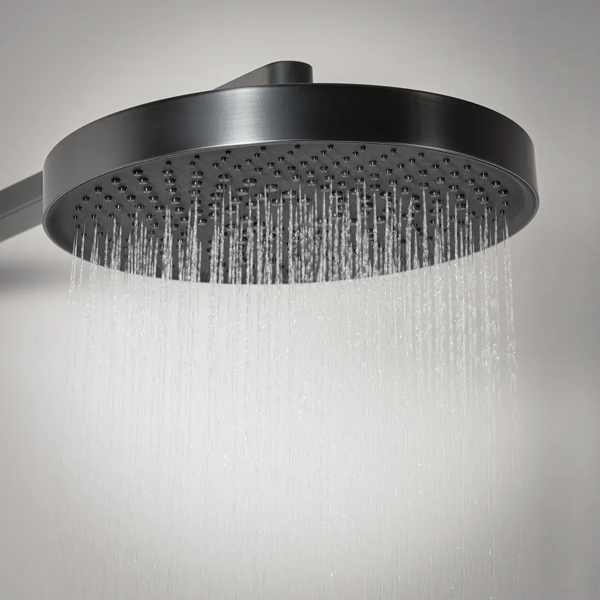 Colonne de douche avec mitigeur thermostatique, Gun métal, Bruma