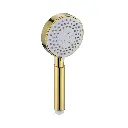 Douchette à main 3 fonctions, finition doré brossé.webp