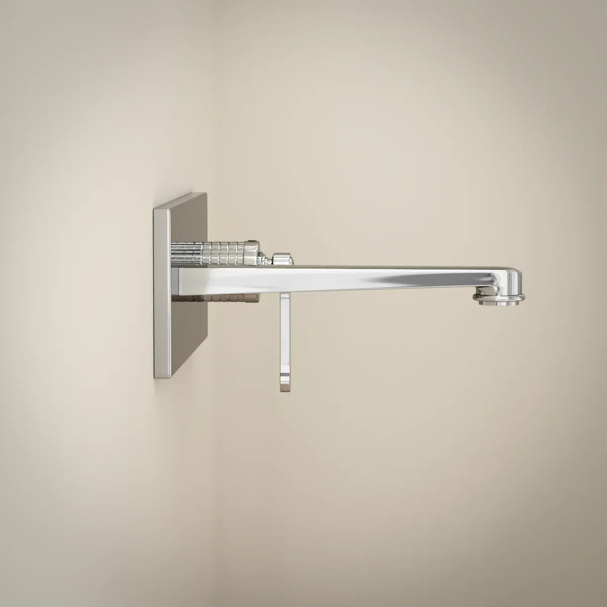 Mitigeur lavabo encastré, Chrome, César 