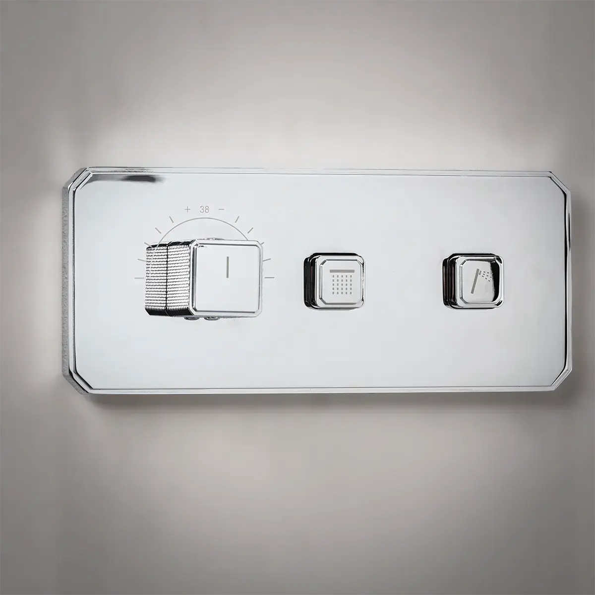 Composition de douche thermostatique encastrée Chromé, Star   