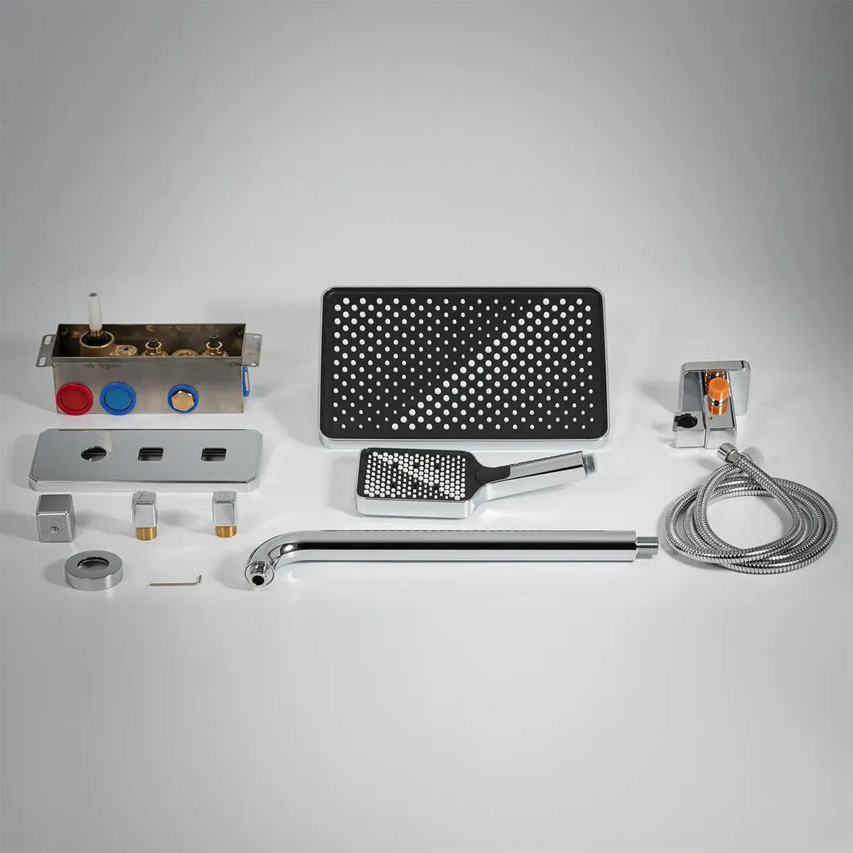 Composition de douche thermostatique encastrée Chromé, Star   