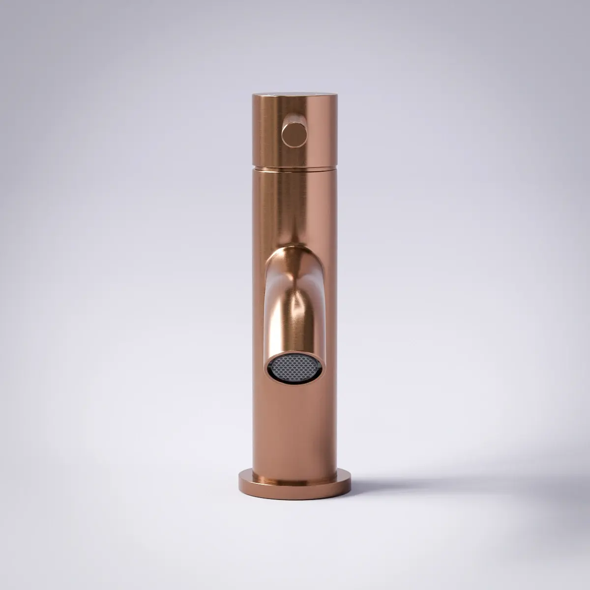 Robinet mitigeur lave-mains 30mm, Doré rose brossé, Châtelet 