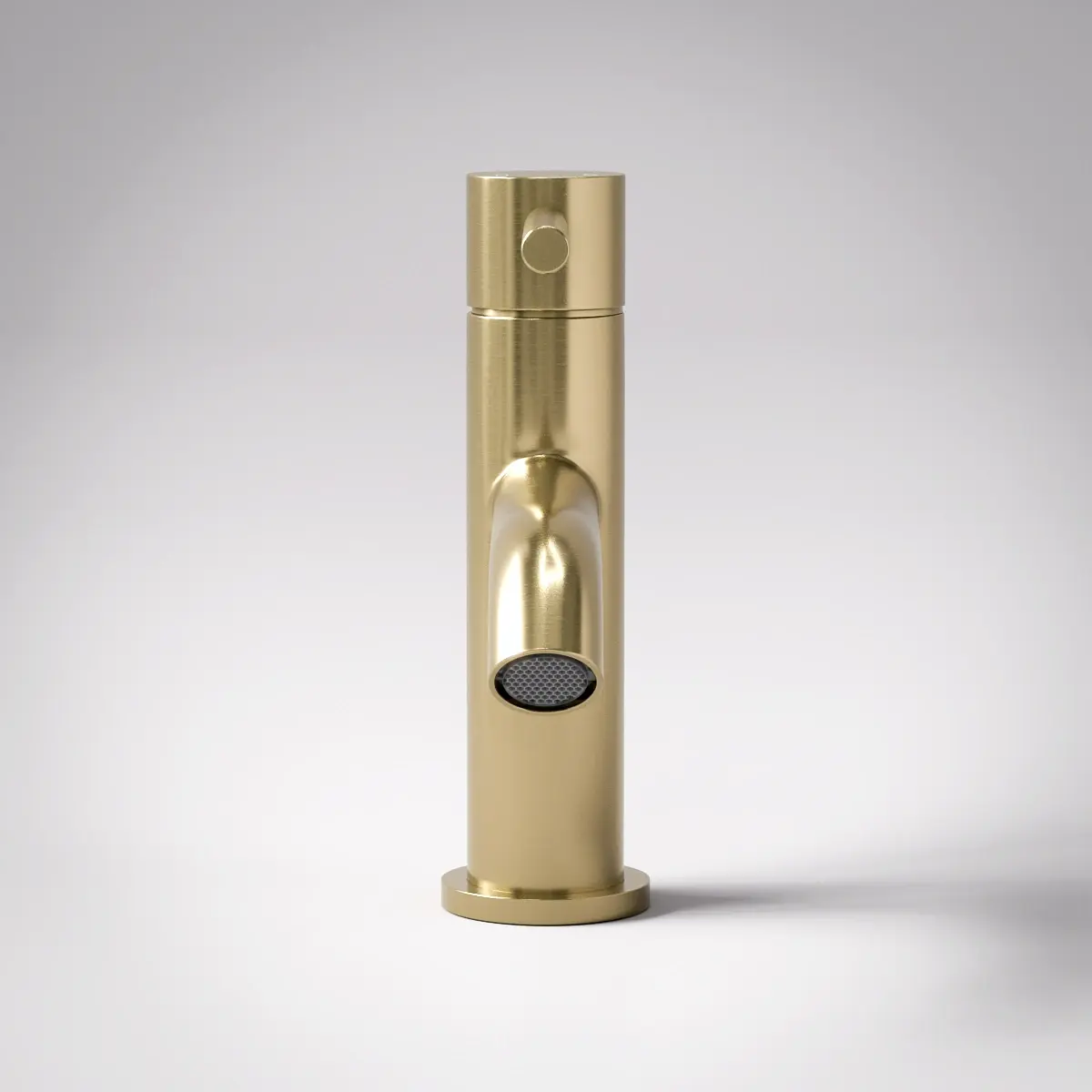 Robinet mitigeur lave-mains 30mm, doré brossé, Châtelet