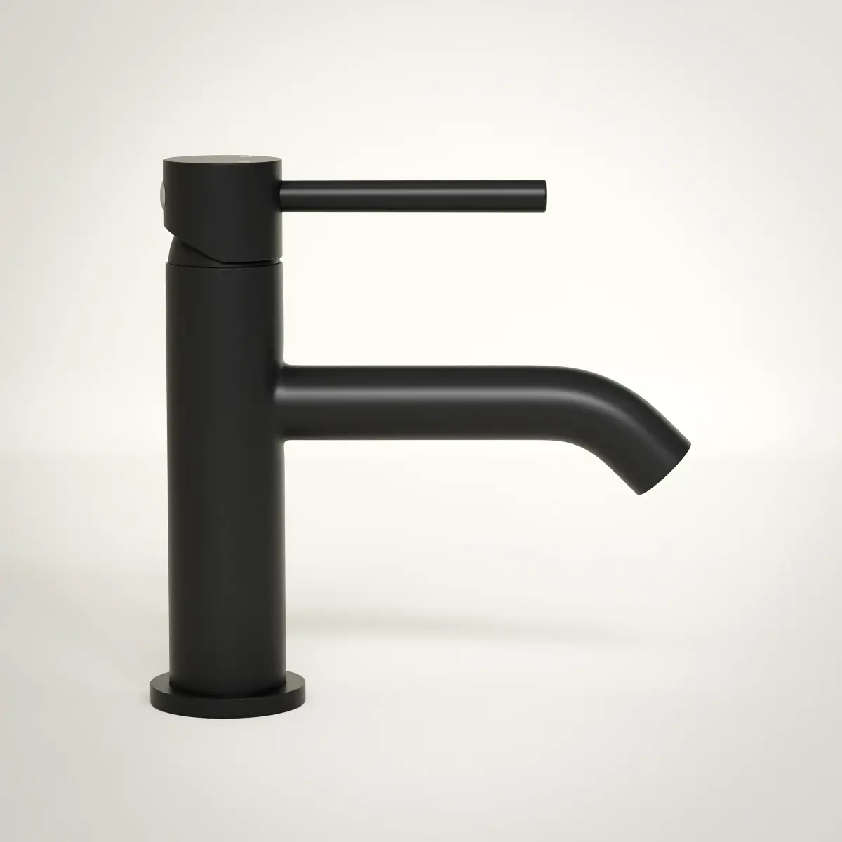 Robinet mitigeur lave-mains 30mm, PVD boir brossé, Châtelet  