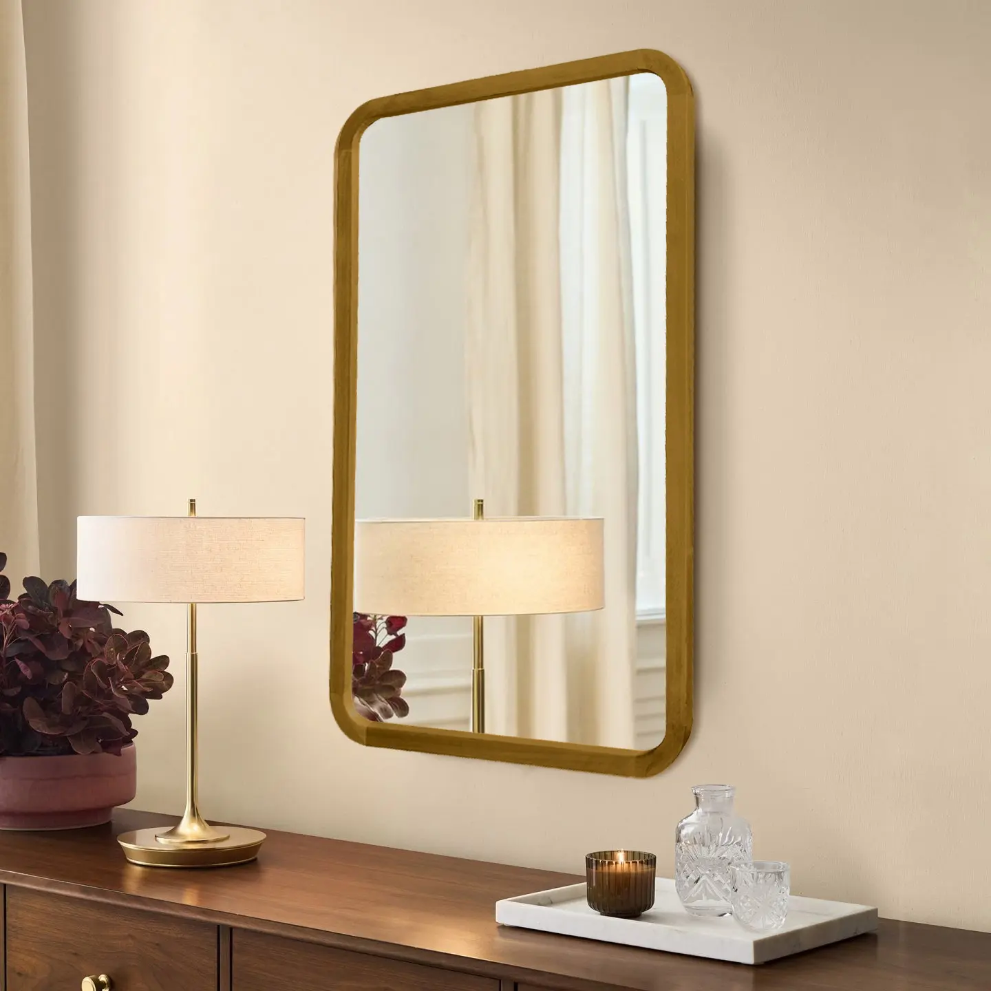Miroir réversible 60x100cm, cadre Chêne, Yuna
